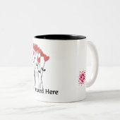 Hier gebraute Liebe Kaffeetasse | Romantisches Her (VorderseiteRechts)