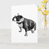 Hier, geduldig karte (Gelbe Blume)