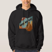 hier gehen wir hoodie (Vorderseite)