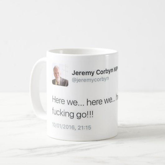 Hier gehen wir kaffeetasse (Vorderseite Links)