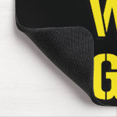 "Hier gehen wir" Mousepad (Ecke)