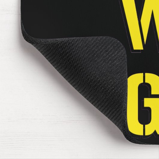 "Hier gehen wir" Mousepad (Ecke)