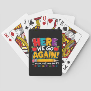 Hier geht's wieder los, ich meine, willkommen zurü spielkarten