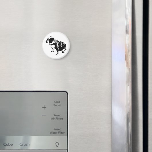 Hier genau da bleiben magnet (In Situ (Kühlschrank))