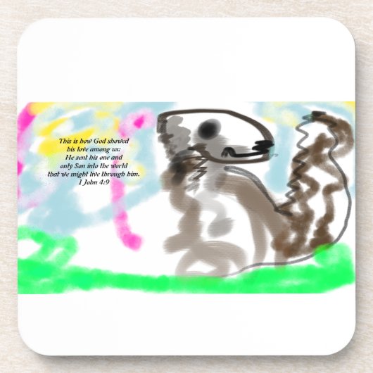 hier getränkeuntersetzer (Vorderseite)