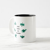 Hier gibt es Drachen Zweifarbige Tasse (Vorderseite Links)