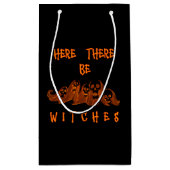 Hier gibt es Hexen Geschenktasche Kleine Geschenktüte (Rückseite)