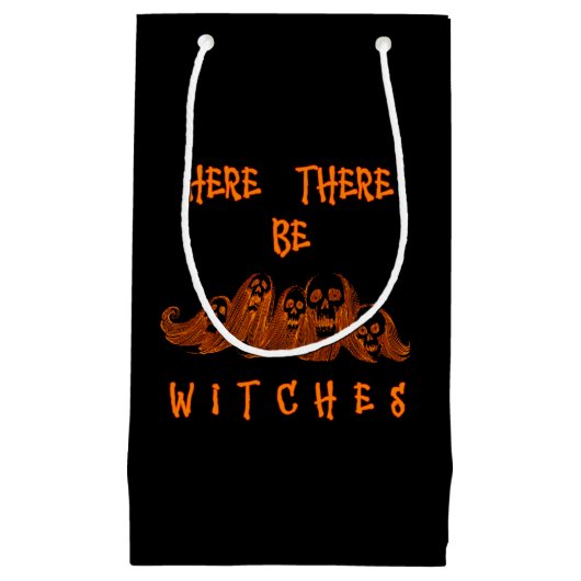 Hier gibt es Hexen Geschenktasche Kleine Geschenktüte (Vorderseite)