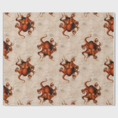 Hier gibt es Monster Geschenkpapier (Flach)