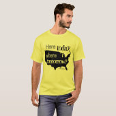 Hier heute, wo morgen? T-Shirt (Vorne ganz)