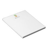 Hier Ihre Logo-Tablette Notizblock (angewinkelt)