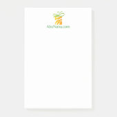 Hier Ihre Logo-Tablette Post-it Klebezettel (Vorderseite)