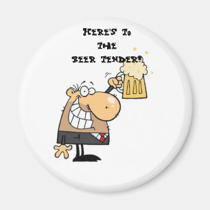 "Hier ist das Bier!" Magnet
