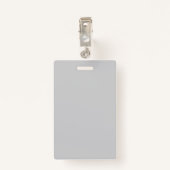 Hier ist das Lächeln hinter dieser Maske Elegant G Ausweis (Rückseite mit Klammer)