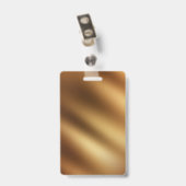 Hier ist das Lächeln hinter meinen Maske Cursive I Ausweis (Rückseite mit Clip)