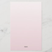 Hier ist das Scoop Floral Ice Cream Cone Stationer Briefpapier (Rückseite)