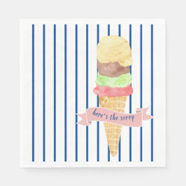 Hier ist das Scoop Paper Napkin Serviette