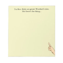 Hier ist das Thing-Notizblock