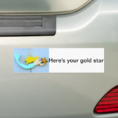 Hier ist dein goldener Autoaufkleber (Auf Auto)