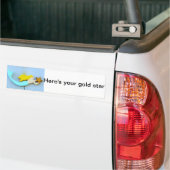 Hier ist dein goldener Autoaufkleber (Auf Lkw)