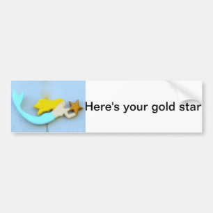 Hier ist dein goldener Autoaufkleber