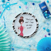 "Hier ist dein Kuchen! Ich hoffe, du würdest daran Pappteller (Party)