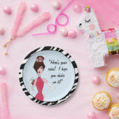 "Hier ist dein Kuchen! Ich hoffe, du würdest daran Pappteller (Party)