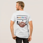Hier ist der Deal Tri-Blend Shirt (Rückseite voll)