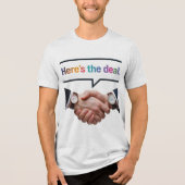 Hier ist der Deal Tri-Blend Shirt (Vorderseite)