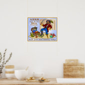 Hier ist der wahre Schatz! Poster (Küche)