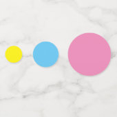 "Hier ist die Farbe" Table Confetti Konfetti (Rückseiten)