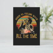 Hier ist die ganze Zeit gut zu Gefühl Karte (Stehend Vorderseite)