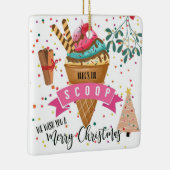 Hier ist die Kuppel, die wir dir frohe Weihnachten Keramikornament (Rechts)