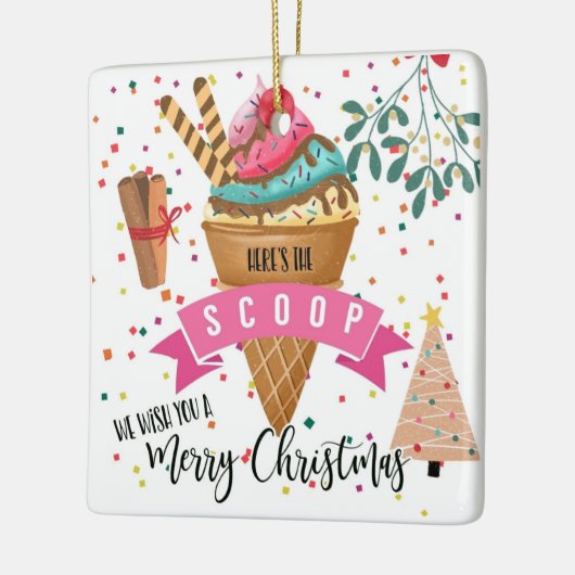 Hier ist die Kuppel, die wir dir frohe Weihnachten Keramikornament (Links)