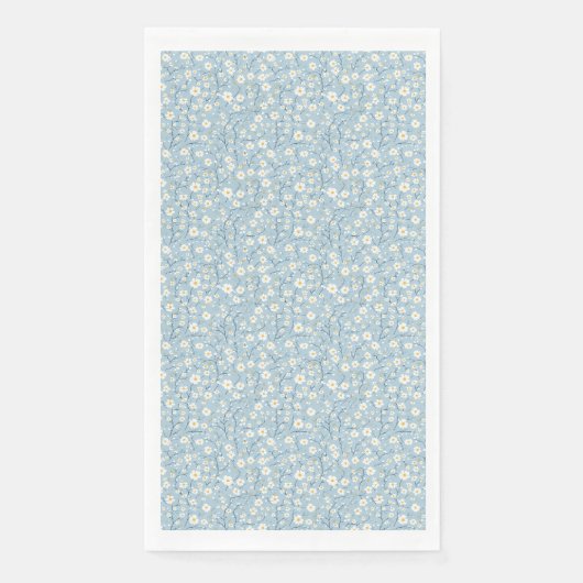 Hier ist die Sache mit Wildblumen Serviette (Vorderseite)