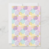 Hier ist die Schotteneis-Creme zum Geburtstag Einladung (Rückseite)