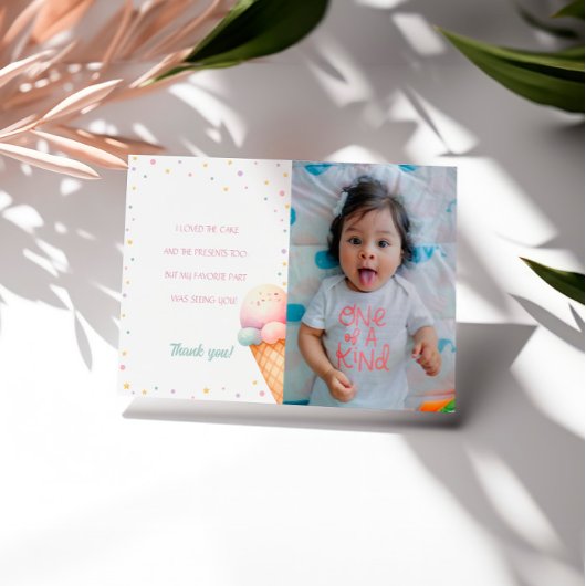 Hier ist die Schotteneis zum Geburtstag Dankeskarte