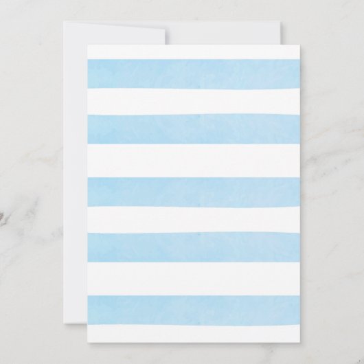 Hier ist die Scoop Baby Shower (Boy) Einladung (Rückseite)