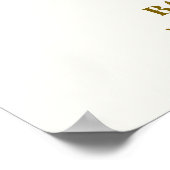 Hier ist die Scoop Bow Ice Cream Baby Dusche Willk Poster (Ecke)