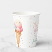 Hier ist die Scoop Ice Cream Birthday Party Pappbecher (Rechts)