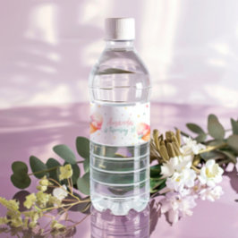 Hier ist die Scoop Ice Cream Birthday Party Wasserflaschenetikett