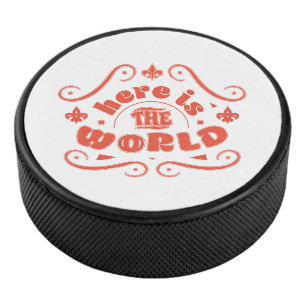 Hier ist die Welt Eishockey Puck