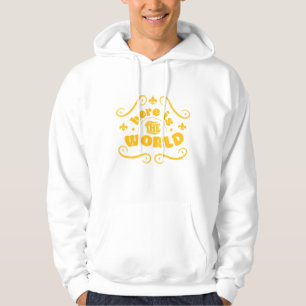 Hier ist die Welt Hoodie