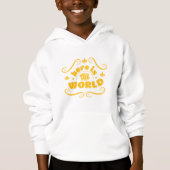 Hier ist die Welt Hoodie (Vorderseite)
