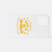 Hier ist die Welt iPhone Hülle (Rückseite (Horizontal))