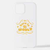 Hier ist die Welt iPhone Hülle (Rückseite)