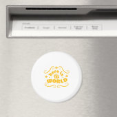 Hier ist die Welt Magnet (In Situ (Geschirrspüler))