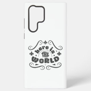 Hier ist die Welt Samsung Galaxy Hülle