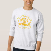 Hier ist die Welt Sweatshirt (Vorderseite)