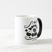 Hier ist die Welt Verwandlungstasse (VorderseiteRechts)